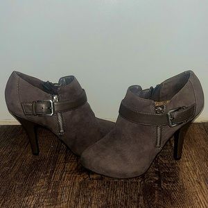 Fergalicious Suede Heeled Boots